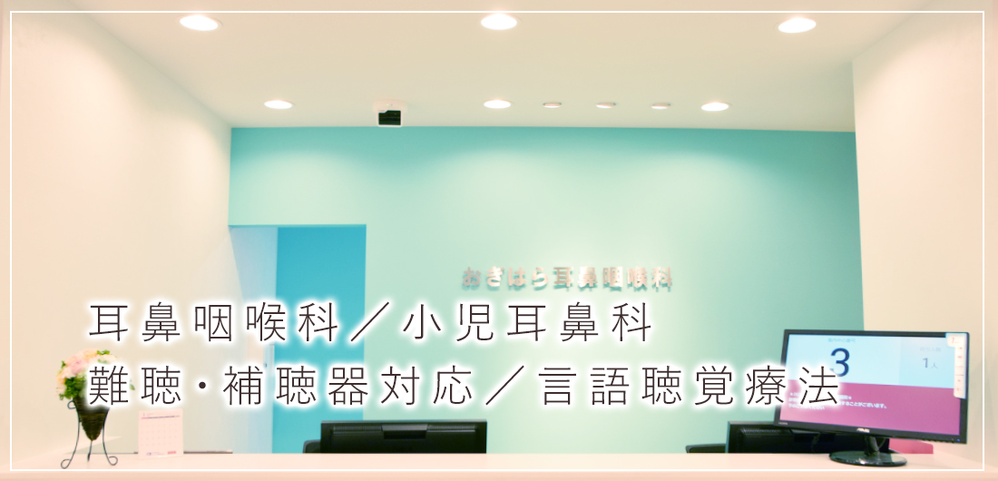 町田市・相模原市 古淵駅徒歩1分 おぎはら耳鼻咽喉科では耳鼻咽喉科 / 小児耳鼻科 / 難聴・補聴器対応 / 言語聴覚療法を行っております。